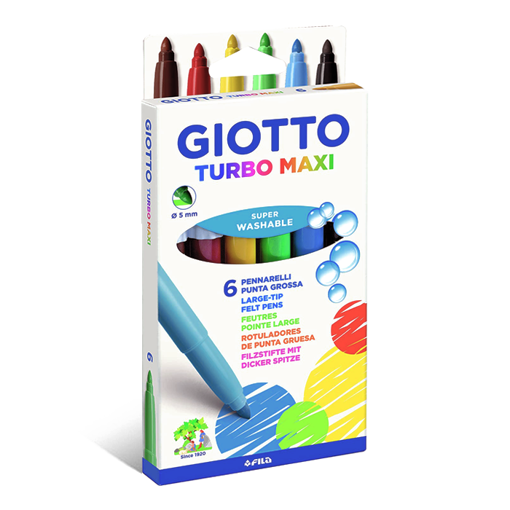 MARCADOR GIOTTO GRUESO X 6