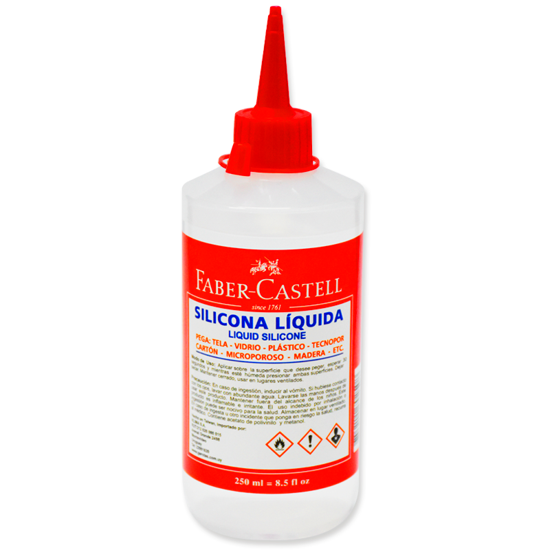 ADHESIVO SILICONA LIQUIDA FABER 250ml