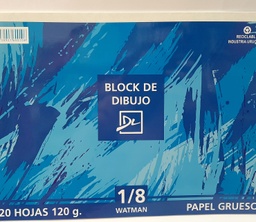 BLOCK DIBUJO DL ⅛ WAT 120g